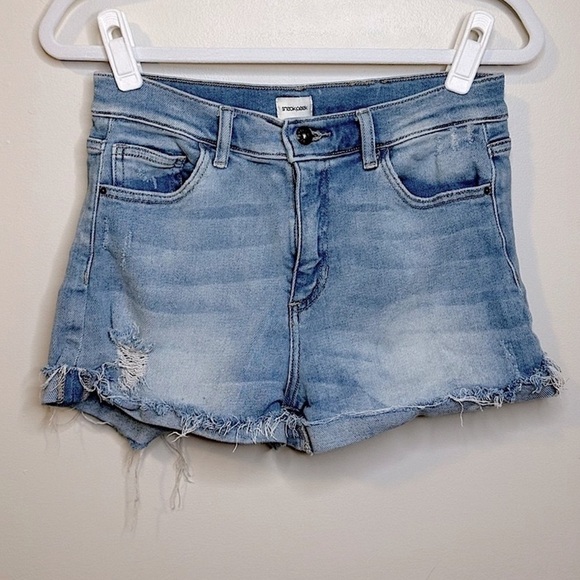 Sneak Peek High Rise Cutoff Blue Jean Shorts Size Small - Picture 6 of 6